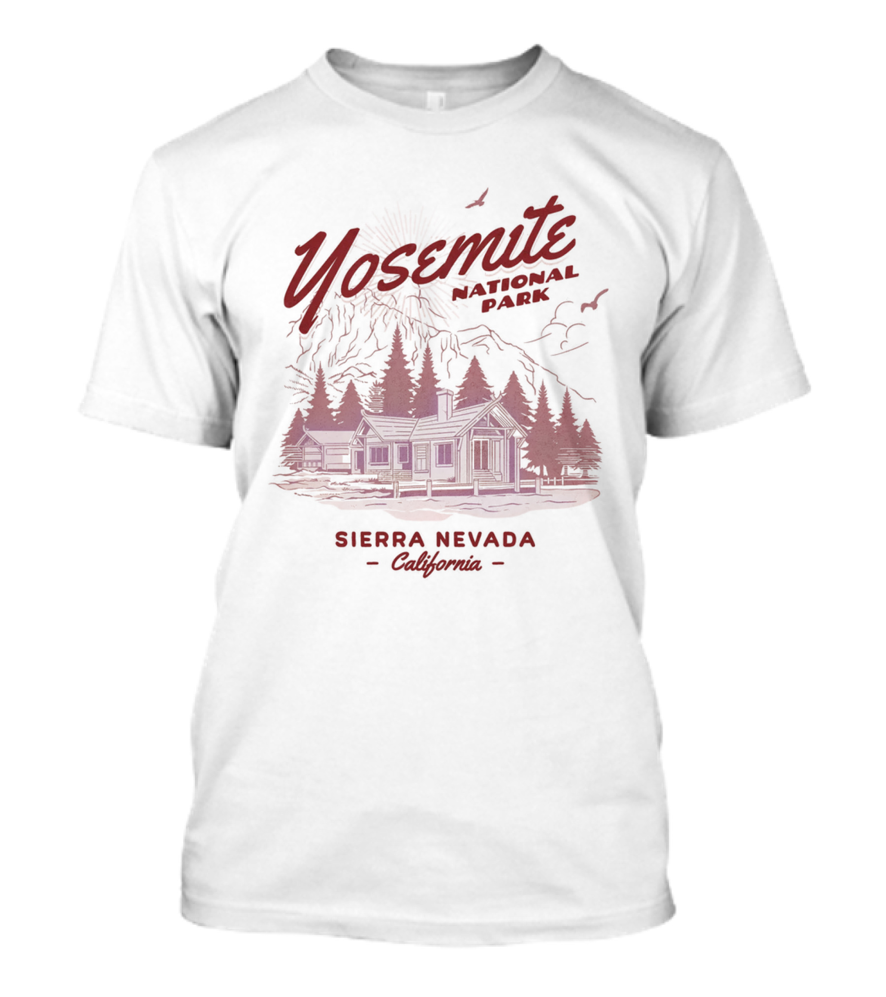 Yosemite National Park Sierra Nevada California Wilderness T-Shirt