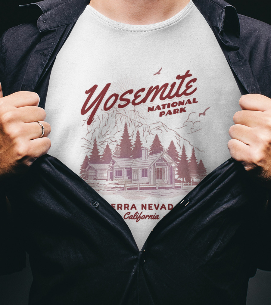 Yosemite National Park Sierra Nevada California Wilderness T-Shirt