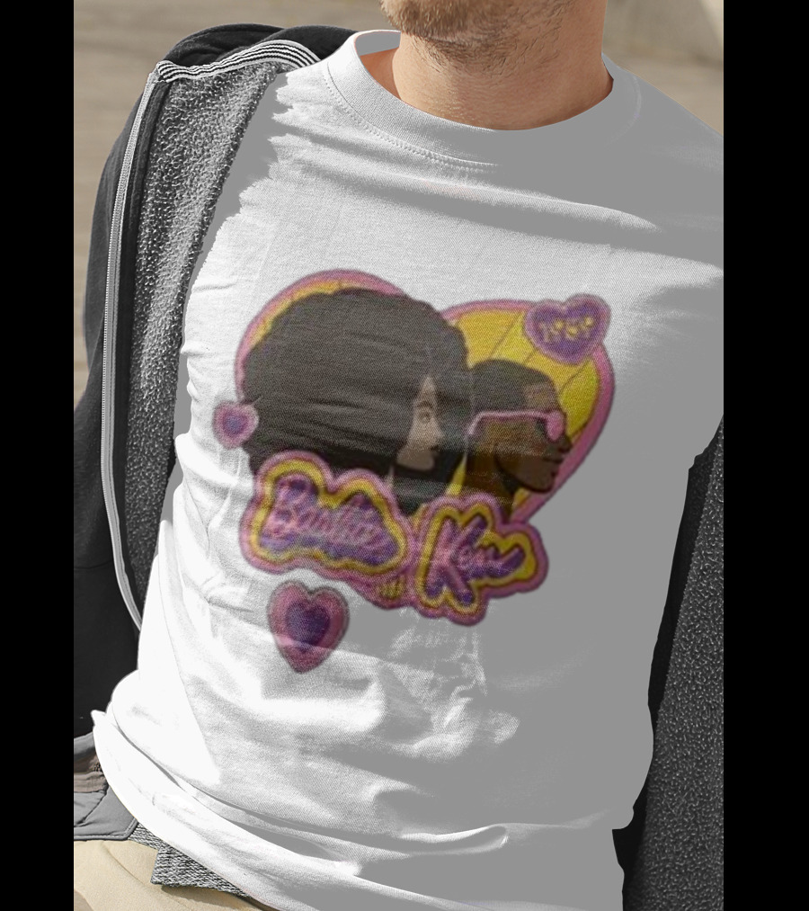 Barbie Ken 1959 New Movie Retro Heart Icons T-Shirt