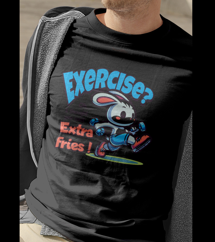Exercise? Oh, I Thought You Said Extra Fries T-Shirt
