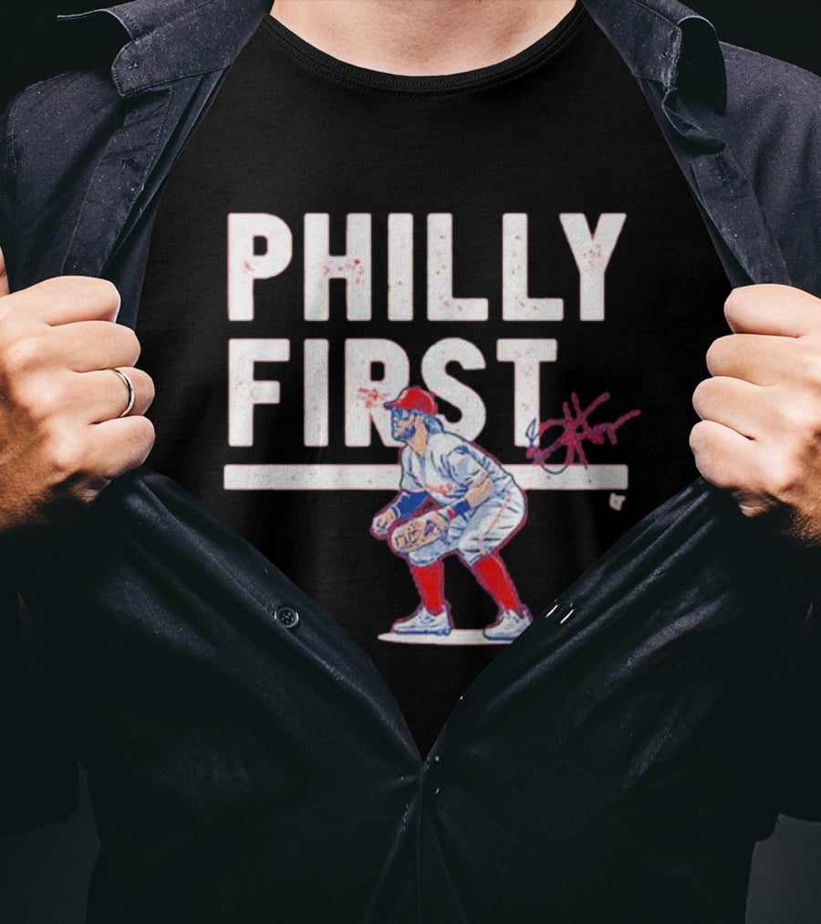 Bryce Harper Philly First Baseball Player T-Shirt