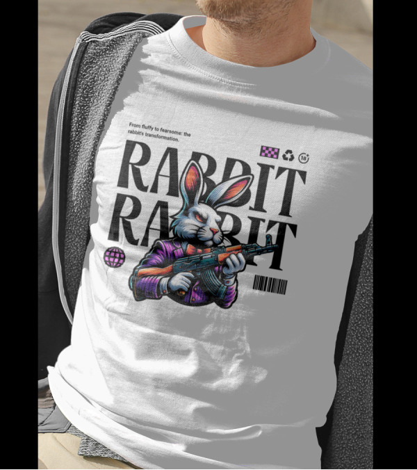 RABBIT RABBIT Fluffy To Fearsome Transformation 18+ T-Shirt