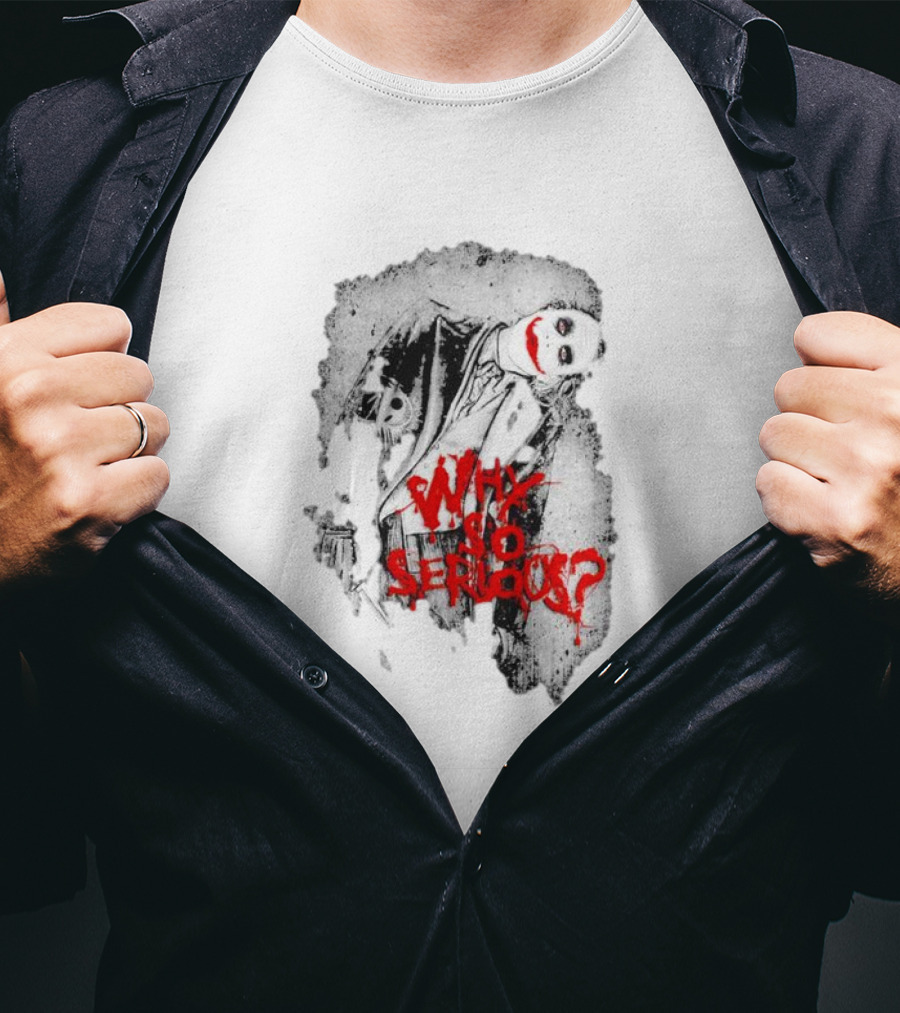 Why So Serious The Dark Knight Joker Halloween T-Shirt