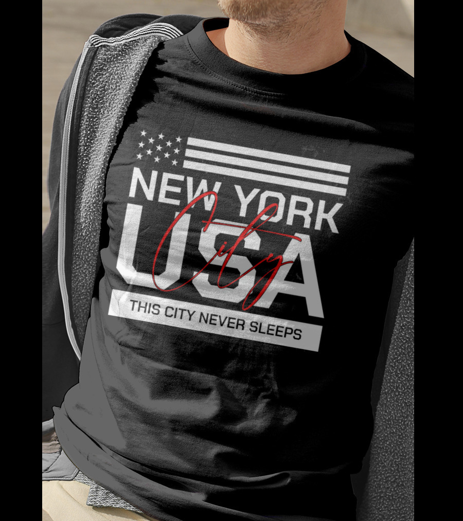 New York City USA This City Never Sleeps T-Shirt