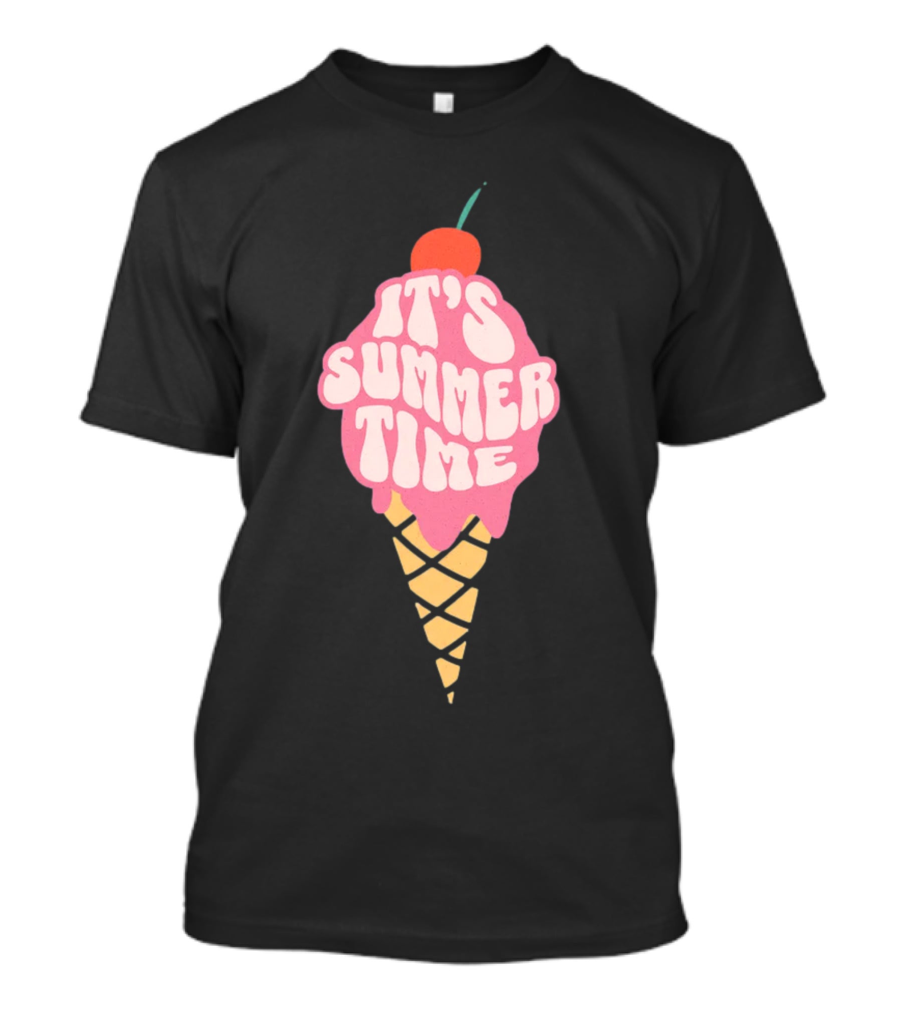 It’s Summer Time Cherry Ice Cream Cone T-Shirt