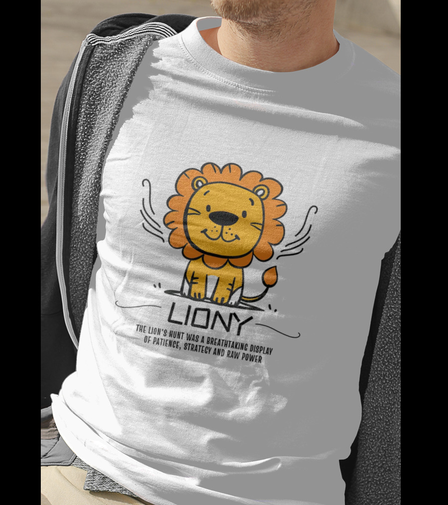 Liony Kidswear Breathtaking Display Of Patience Strategy Raw Power T-Shirt