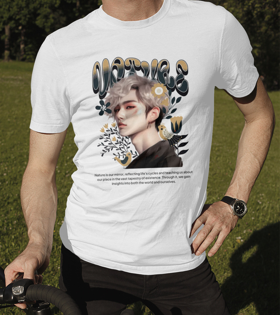 NATURE Floral Reflections Of Life And Existence T-Shirt