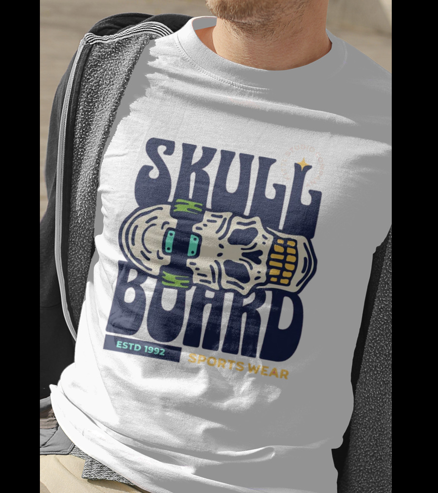 Skull Board Estd 1992 Sports Wear Ktttl Studio Company T-Shirt