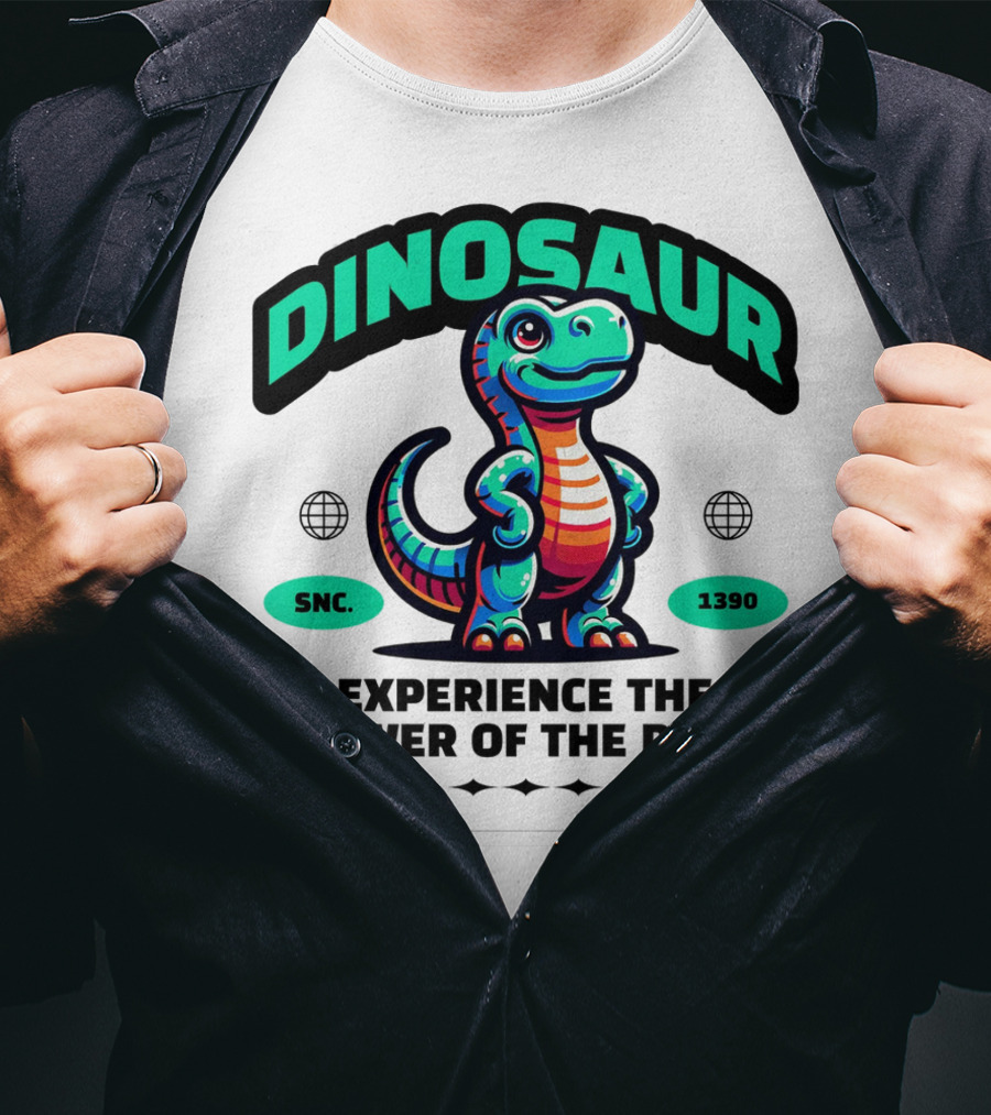 Dinosaur Experience The Power Of The Past Snc 1390 T-Shirt