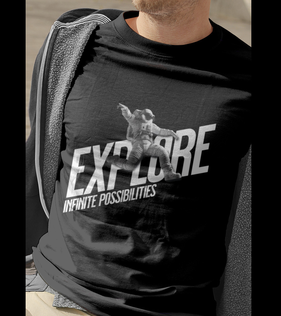 Explore Infinite Possibilities Astronaut T-Shirt