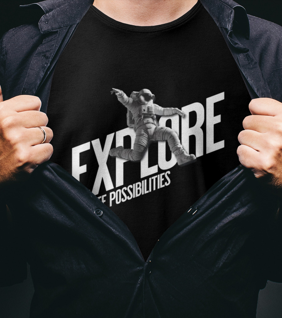 Explore Infinite Possibilities Astronaut T-Shirt
