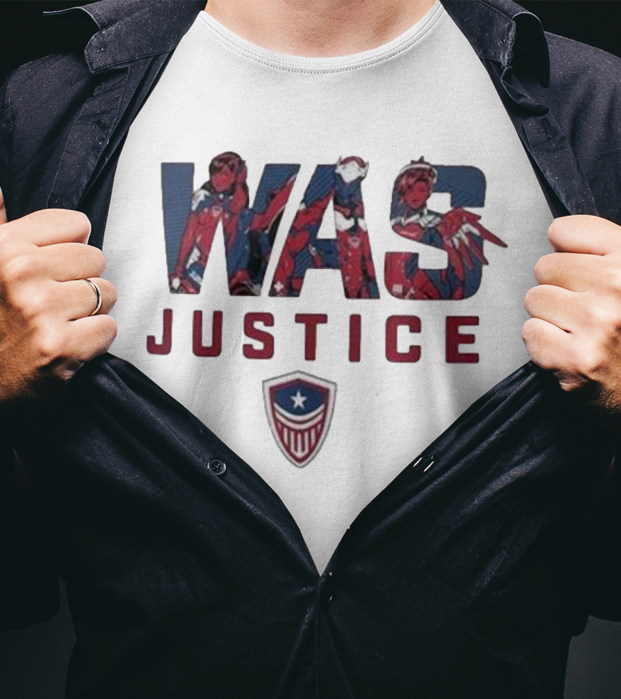WAS Justice Washington Hero Shield T-Shirt