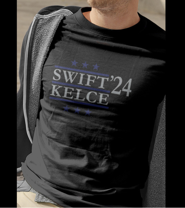 Swift Kelce '24 Stars Election Campaign T-Shirt