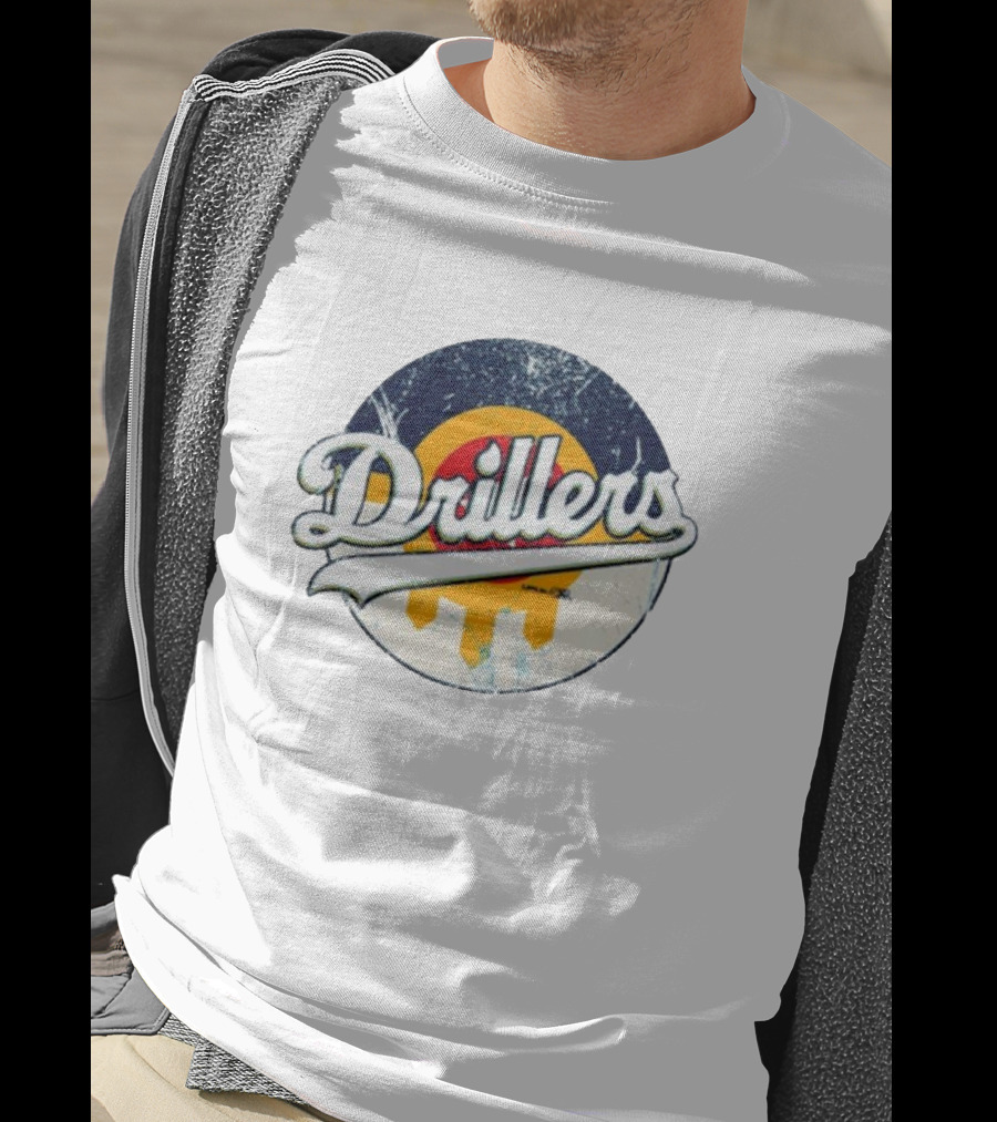 Drillers Retro Circle Logo T-Shirt