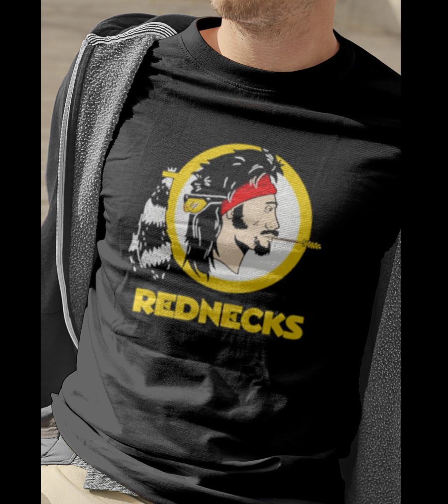 Rednecks Parody Logo With Bandana And Corn Stalk T-Shirt