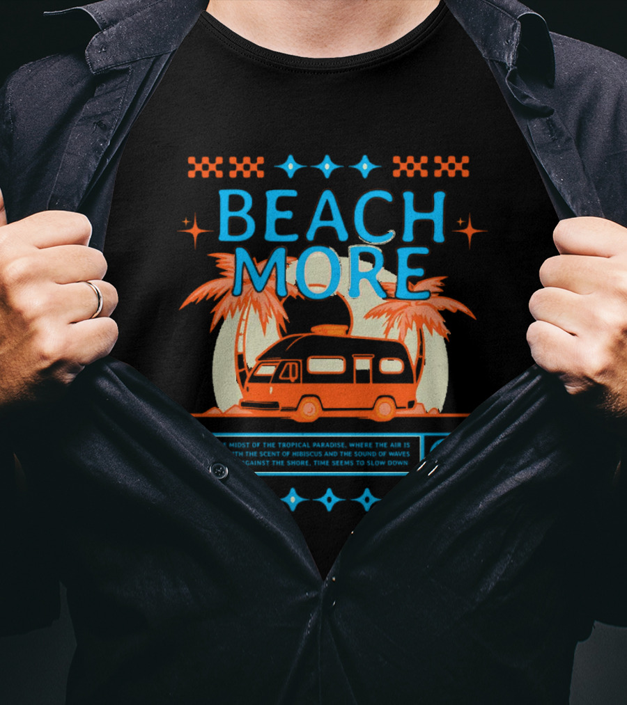 BEACH MORE Tropical Paradise Camper Adventure T-Shirt