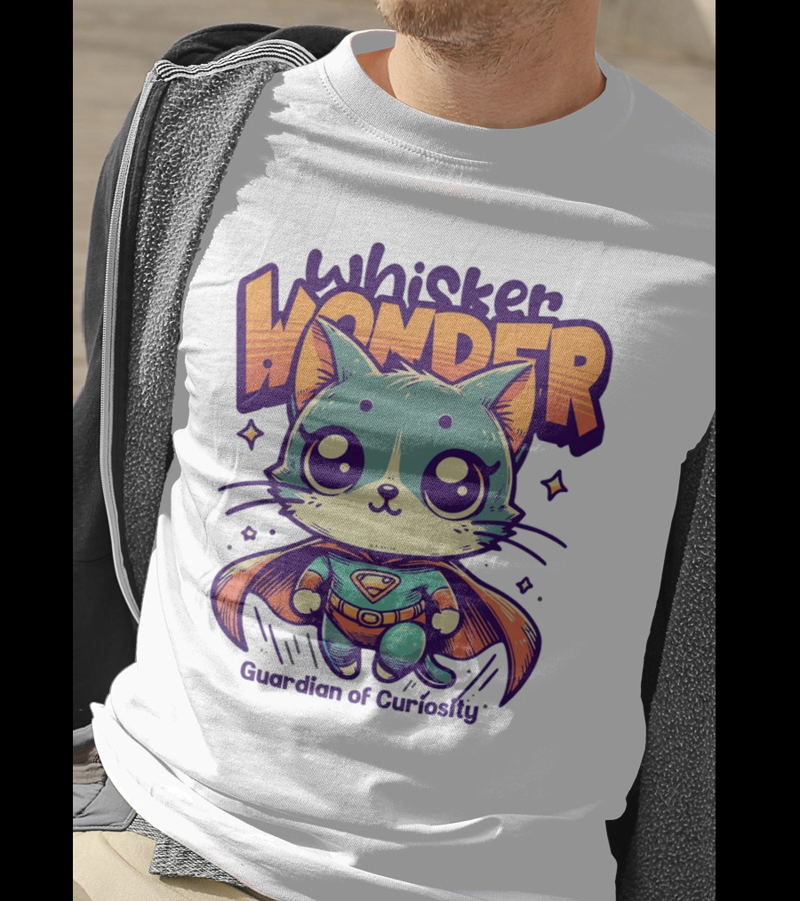 Whisker Wonder Guardian Of Curiosity T-Shirt