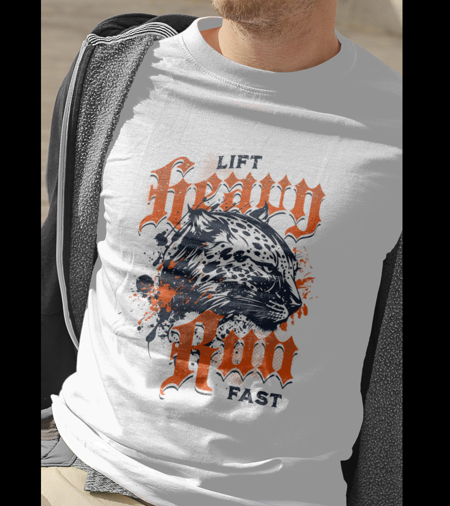 Lift Heavy Run Fast Jaguar T-Shirt