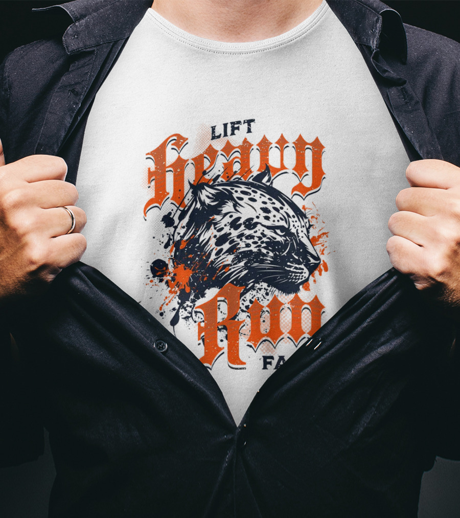 Lift Heavy Run Fast Jaguar T-Shirt