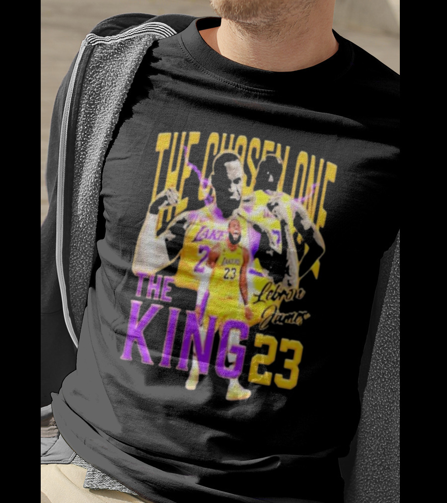 The Chosen One The King 23 LeBron James Lakers T-Shirt
