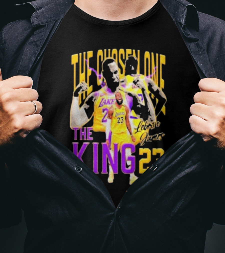 The Chosen One The King 23 LeBron James Lakers T-Shirt