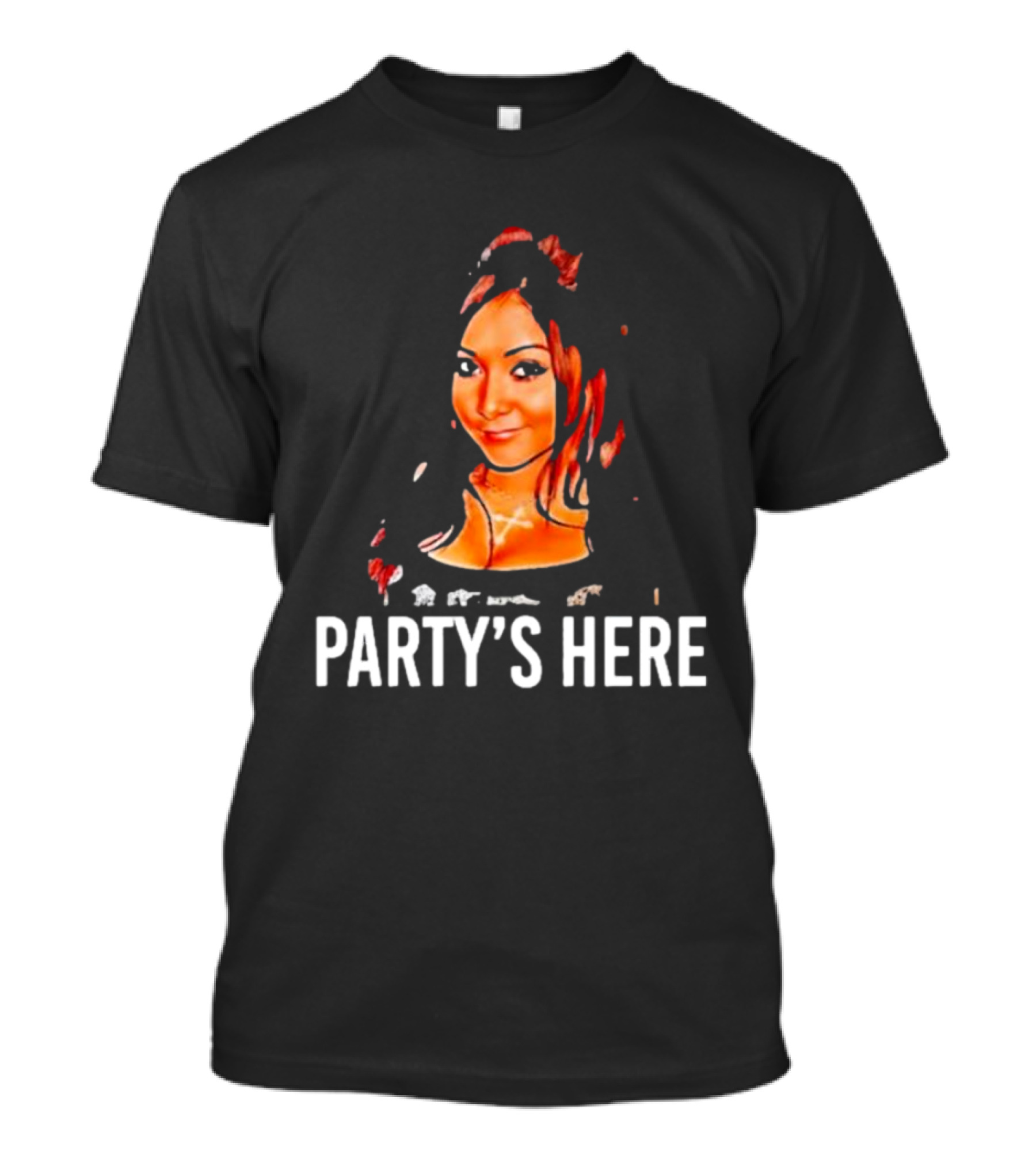 Snooki Party's Here Nicole Polizzi Iconic T-Shirt