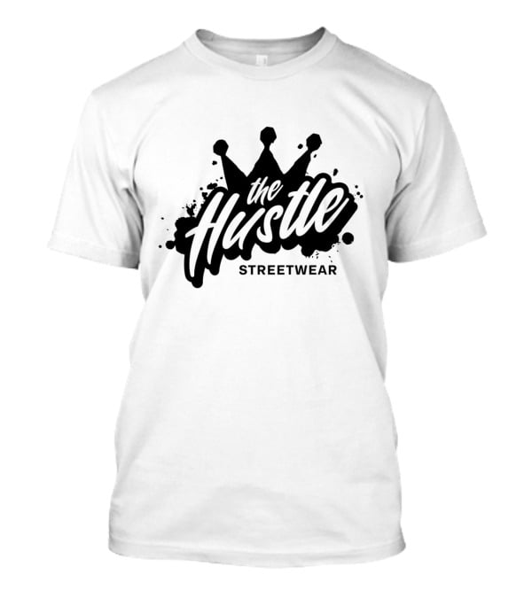 The Hustle Streetwear Crown Splatter T-Shirt