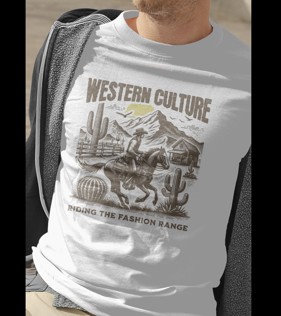 Western Culture Riding The Fashion Range T-Shirt