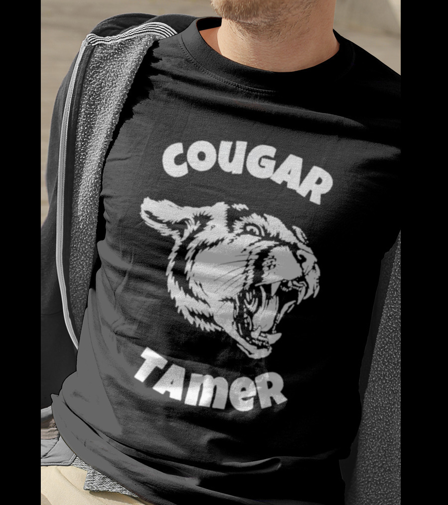 Cougar Tamer For Husband Of Hot Cougar Wife T-Shirt