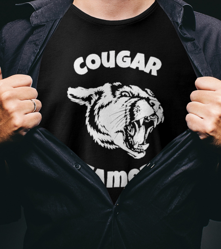 Cougar Tamer For Husband Of Hot Cougar Wife T-Shirt