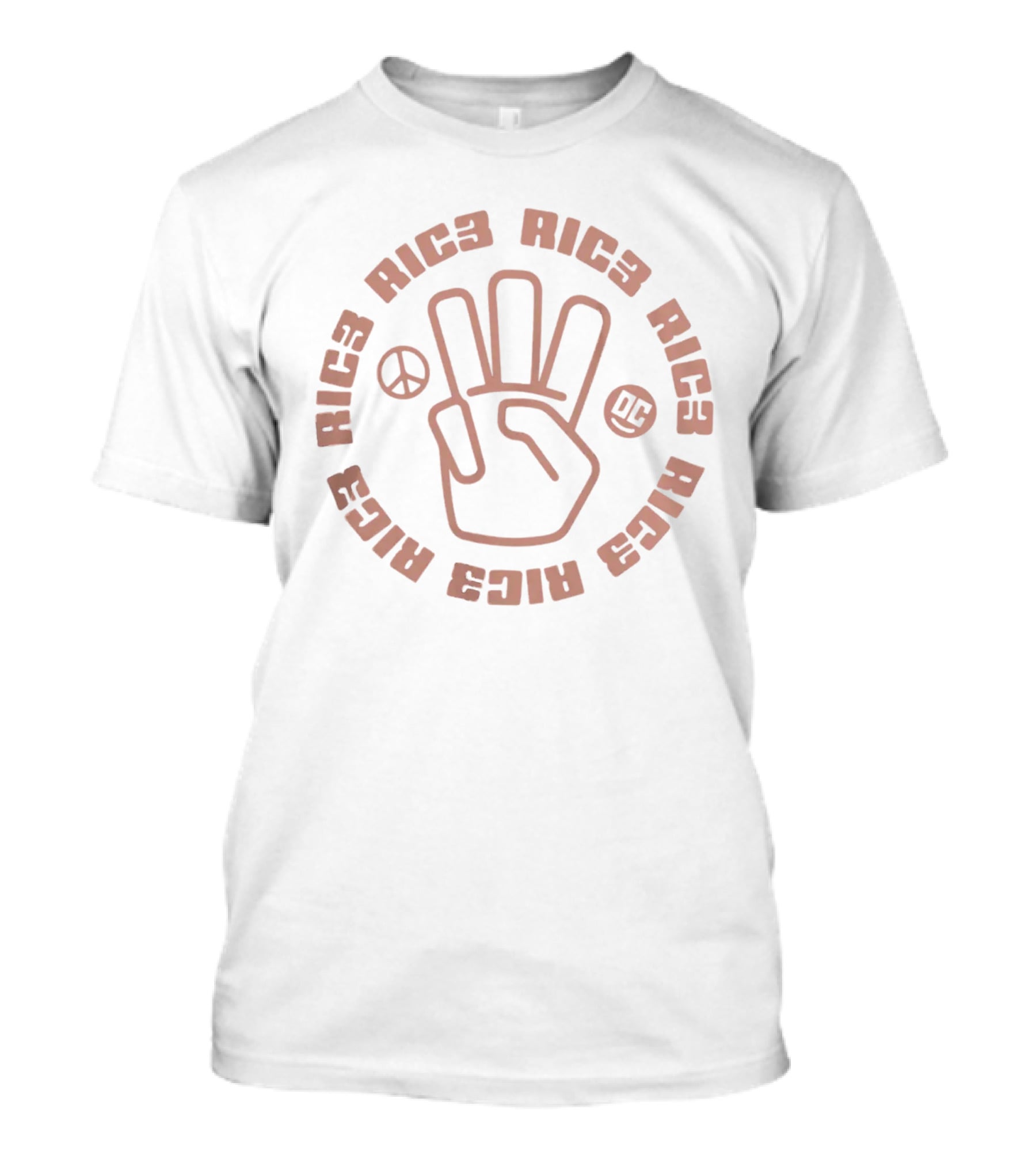 RIC3 Circle Hand Symbol Peace DC T-Shirt