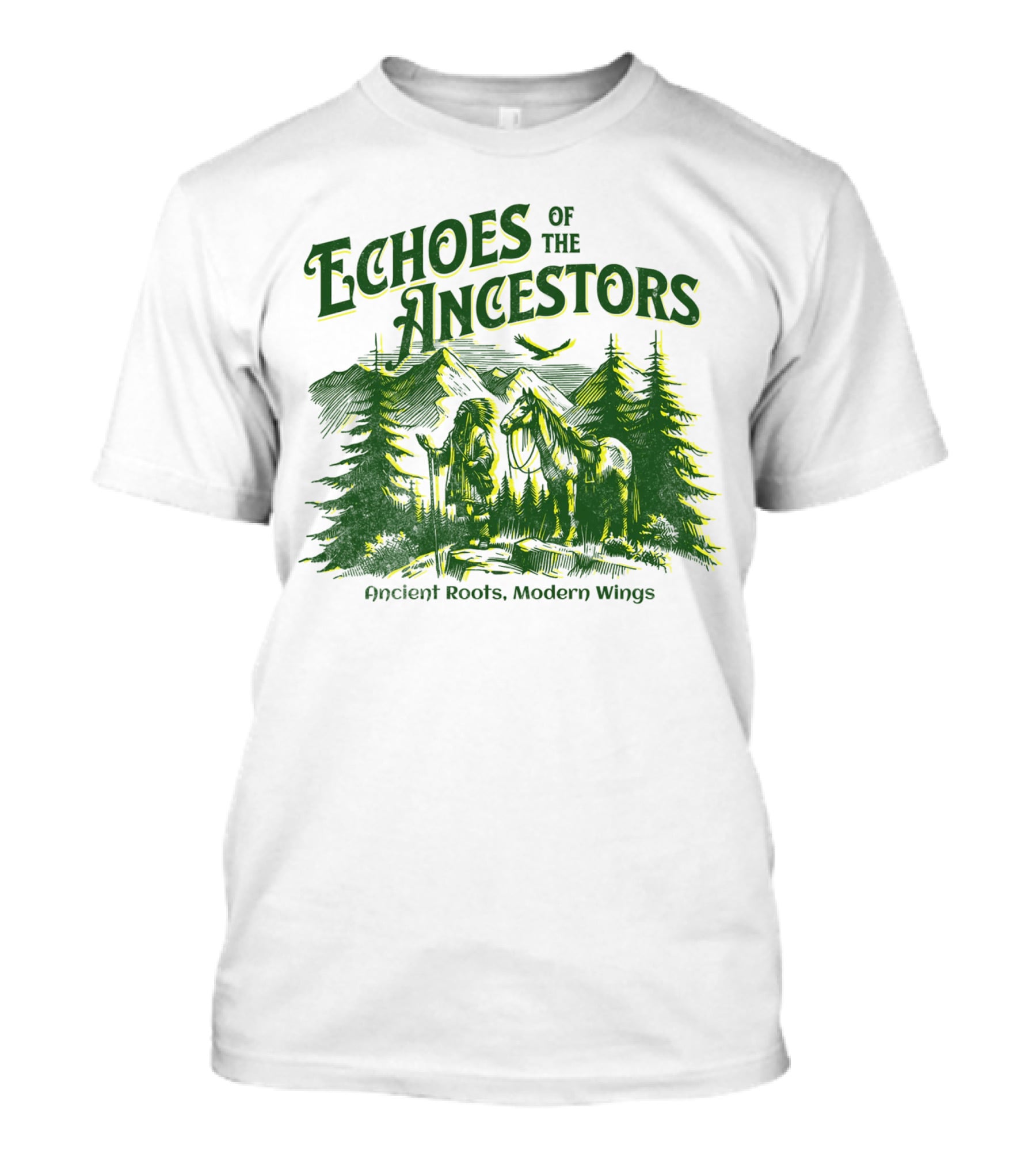 Echoes Of The Ancestors Ancient Roots Modern Wings T-Shirt