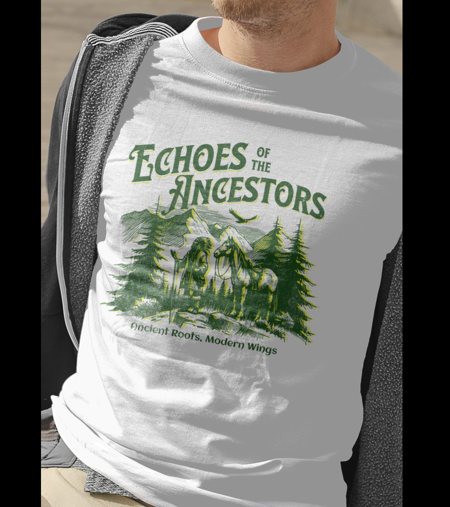 Echoes Of The Ancestors Ancient Roots Modern Wings T-Shirt