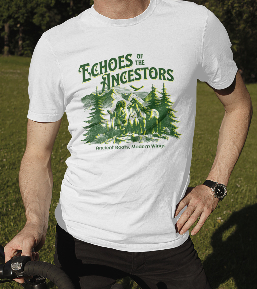 Echoes Of The Ancestors Ancient Roots Modern Wings T-Shirt