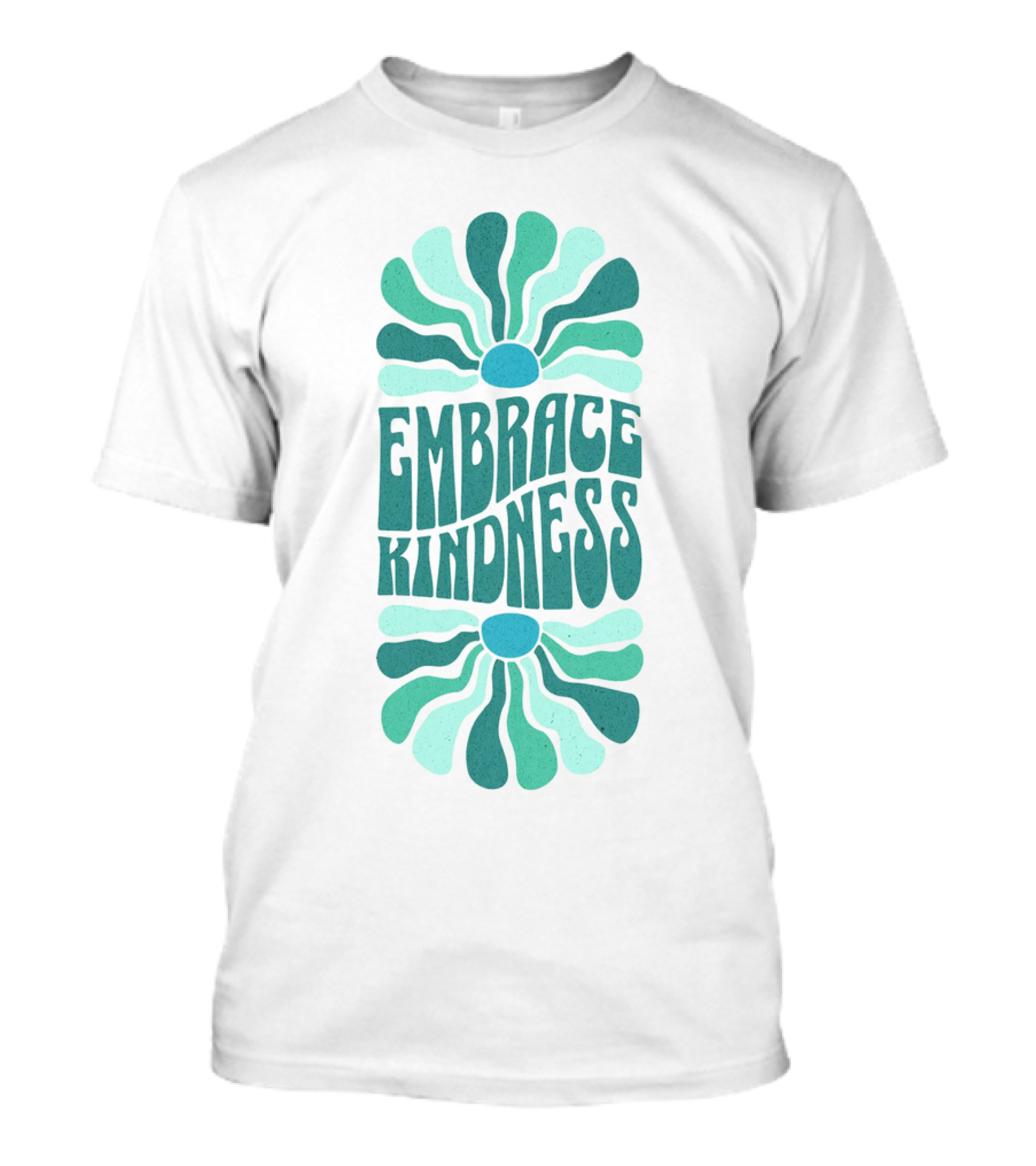 Embrace Kindness Groovy Floral T-Shirt