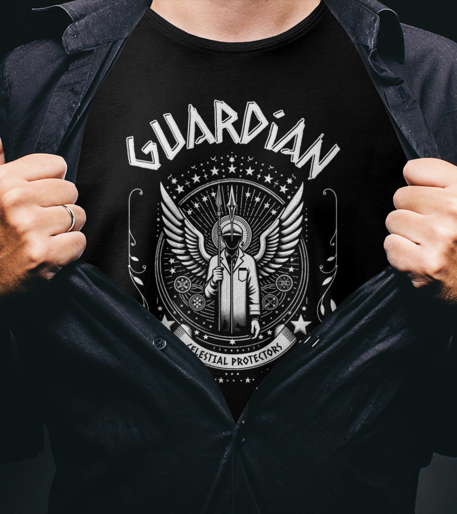 Guardian Celestial Protectors Vintage Angels T-Shirt