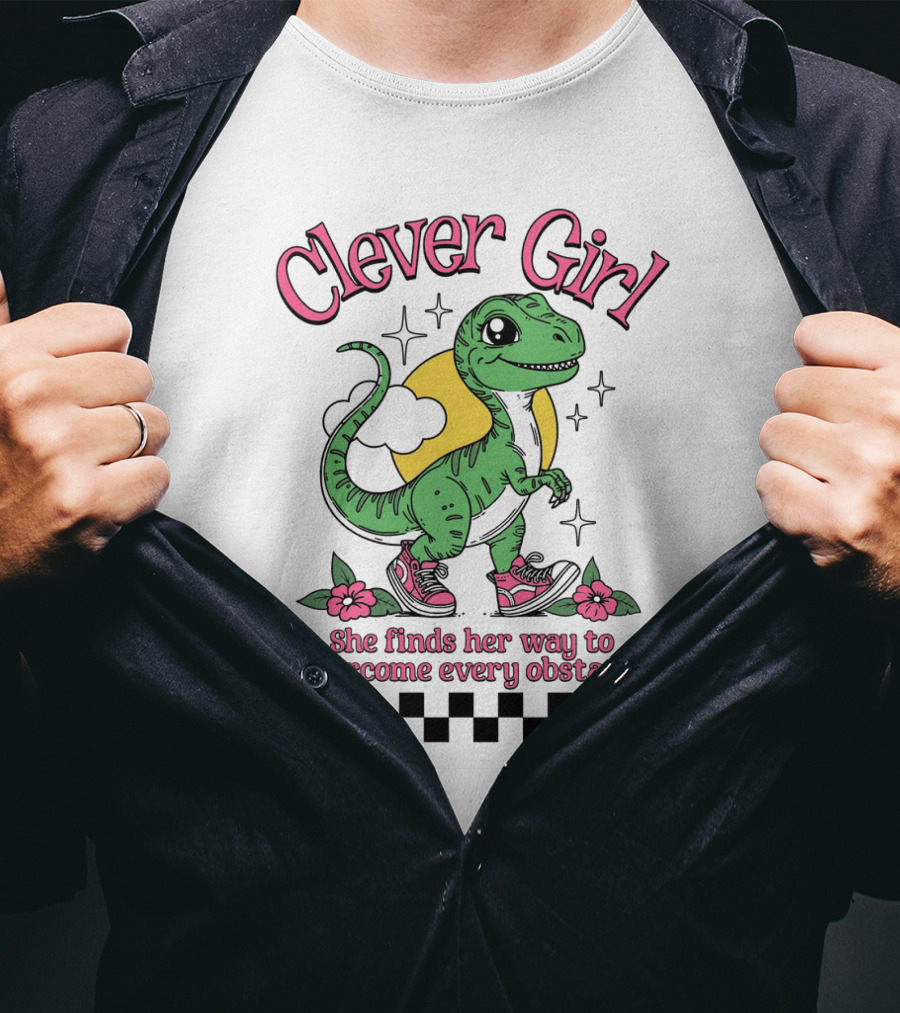 Clever Girl She Finds Her Way To Overcome Every Obstacle T-Shirt