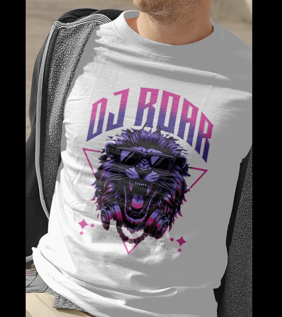 DJ Roar Lion Head HTTL Apparal T-Shirt