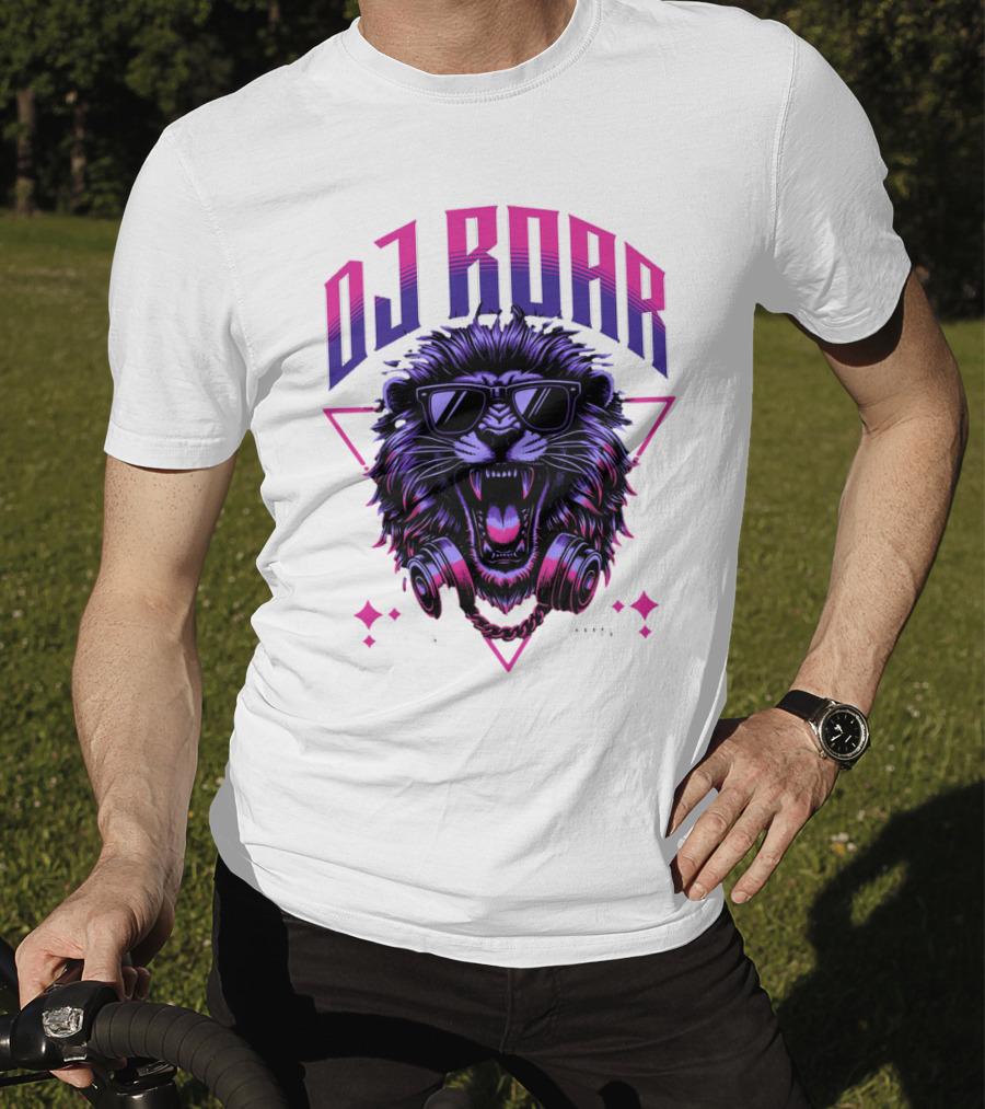 DJ Roar Lion Head HTTL Apparal T-Shirt