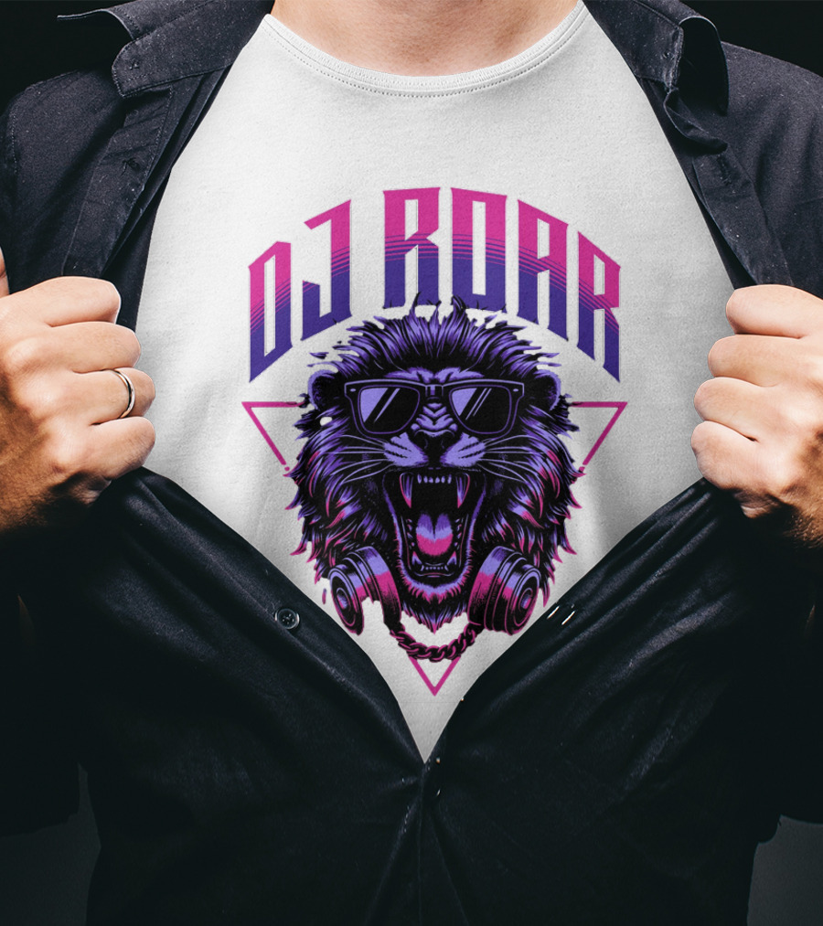 DJ Roar Lion Head HTTL Apparal T-Shirt