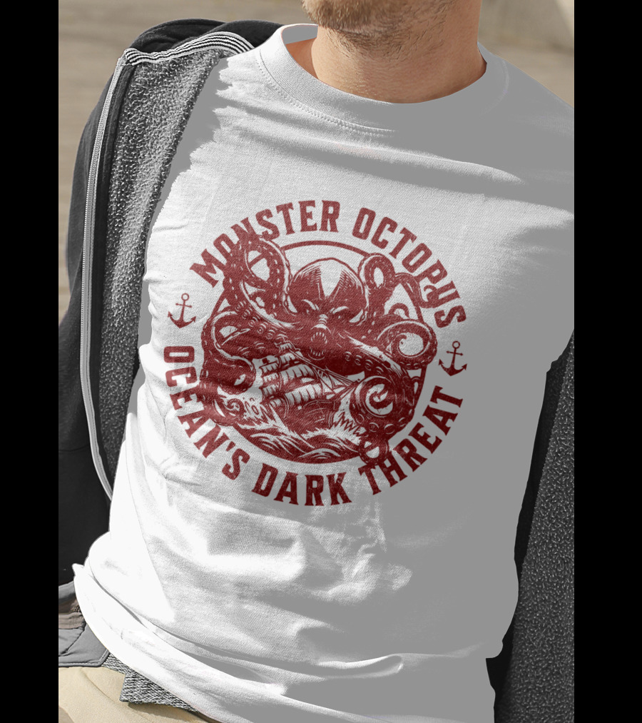 Monster Octopus Ocean's Dark Threat T-Shirt