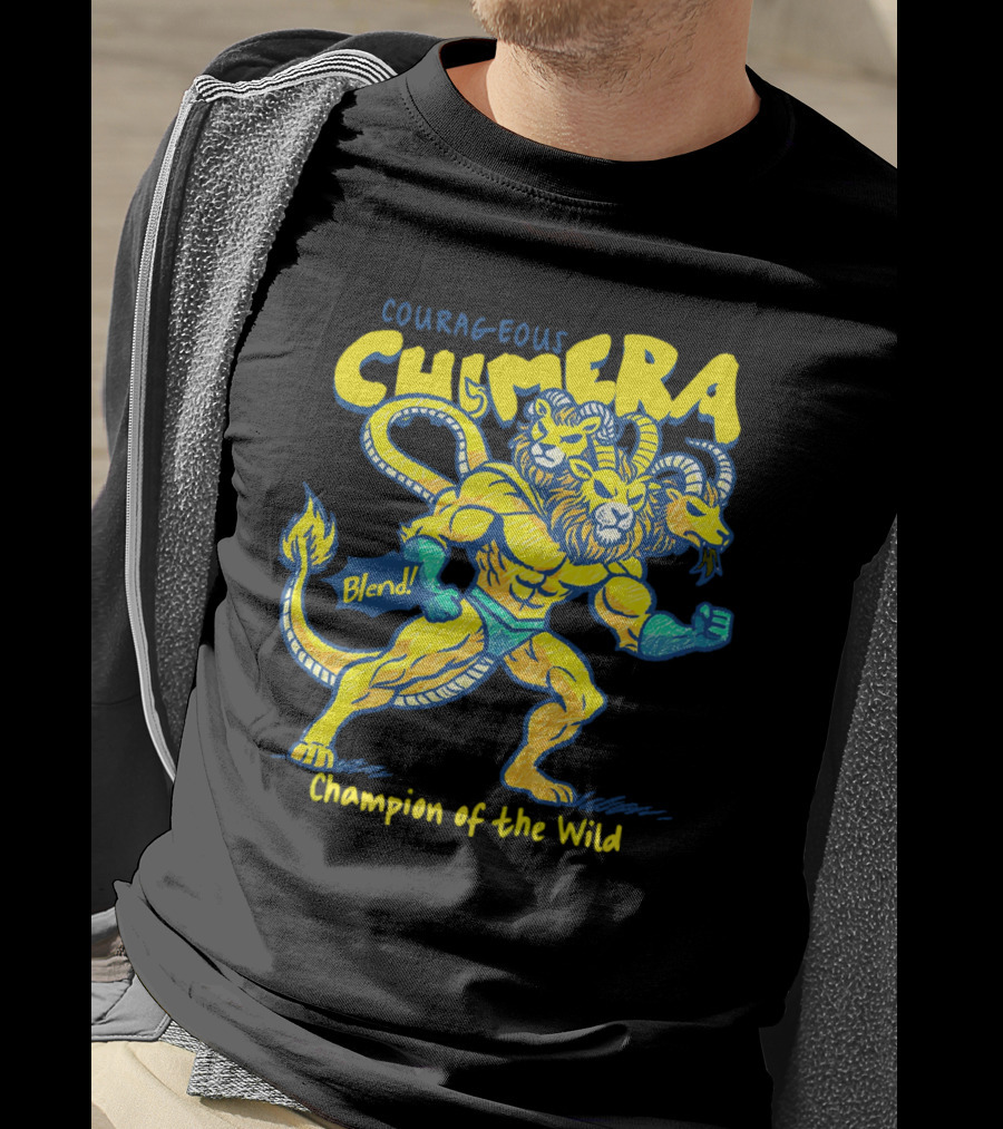 Courageous Chimera Champion Of The Wild Blend T-Shirt