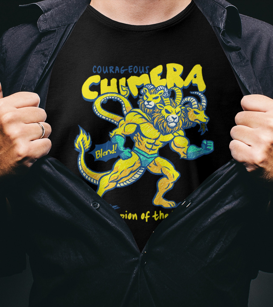 Courageous Chimera Champion Of The Wild Blend T-Shirt