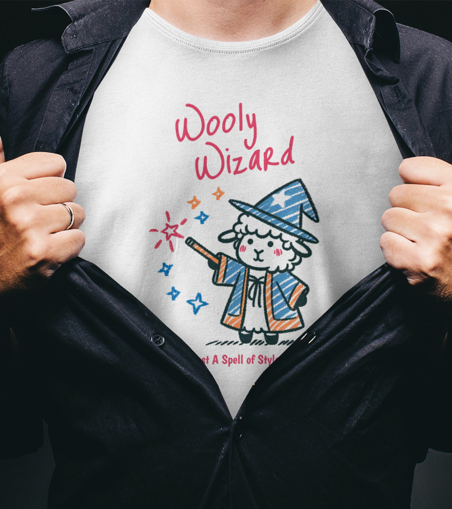 Wooly Wizard Cast A Spell Of T-Shirt