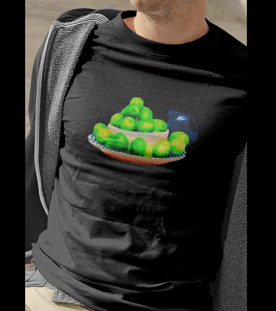 I Love Limes Platter With Blue Jug T-Shirt