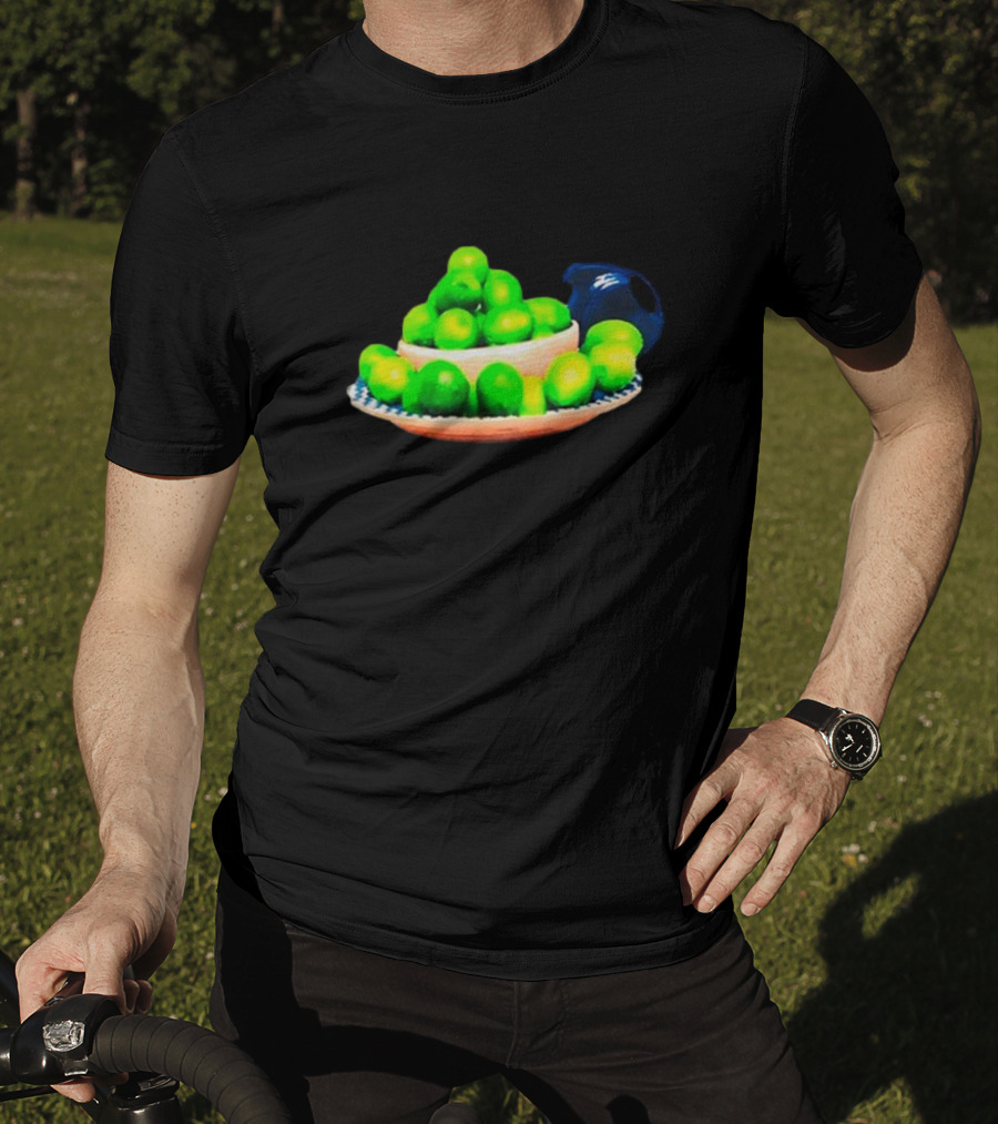 I Love Limes Platter With Blue Jug T-Shirt