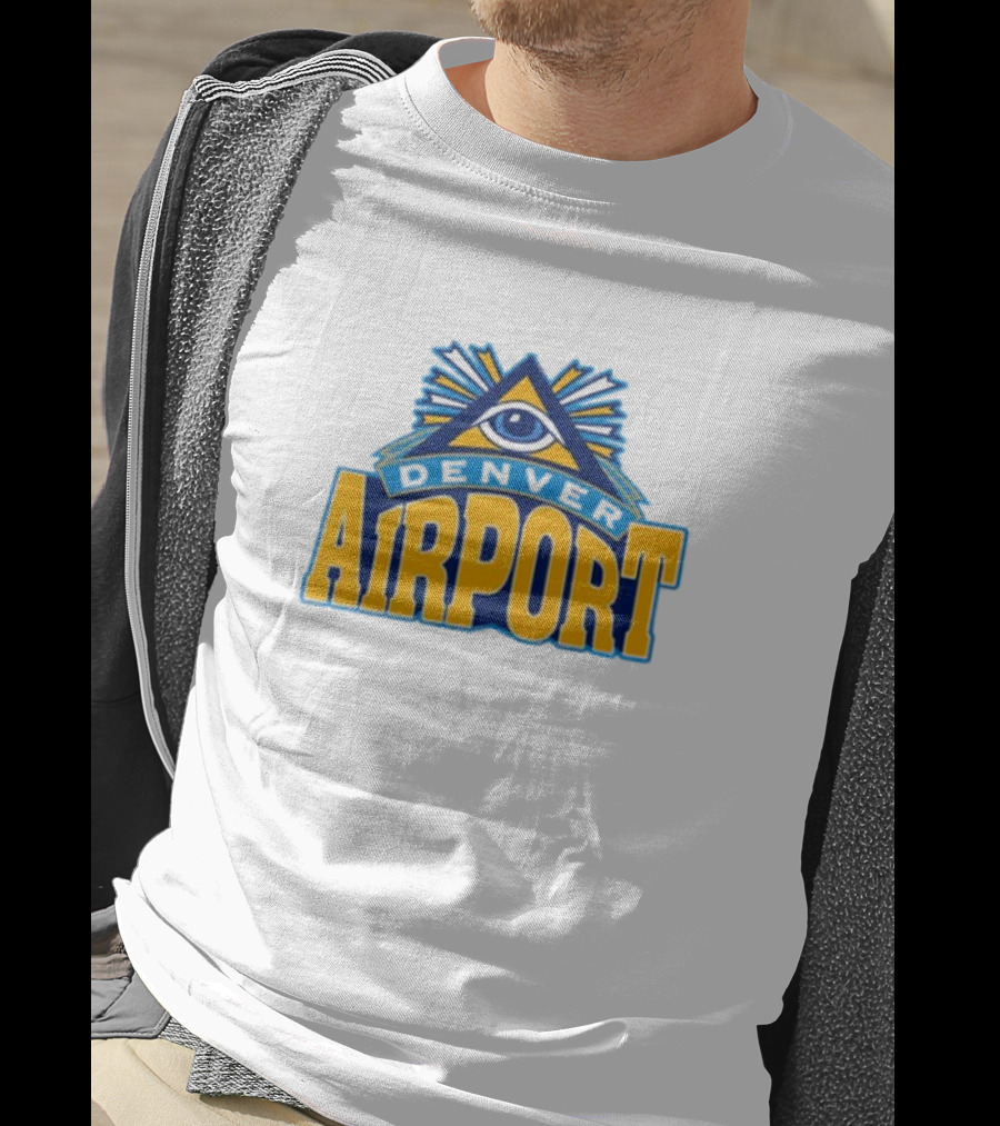 Denver Airport Eye Illuminati Symbol 202 T-Shirt
