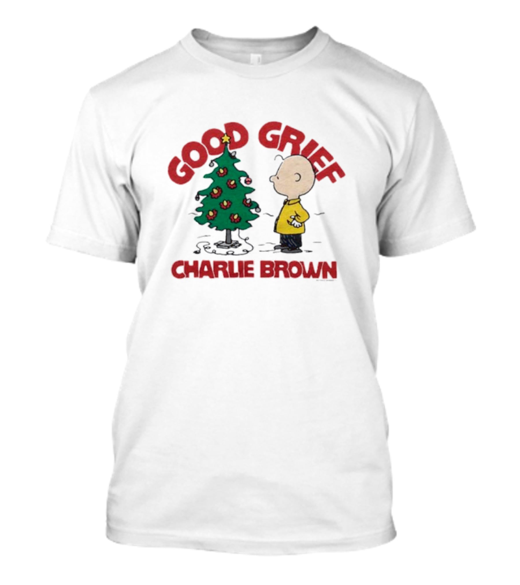 Good Grief Charlie Brown Christmas Tree Scene T-Shirt
