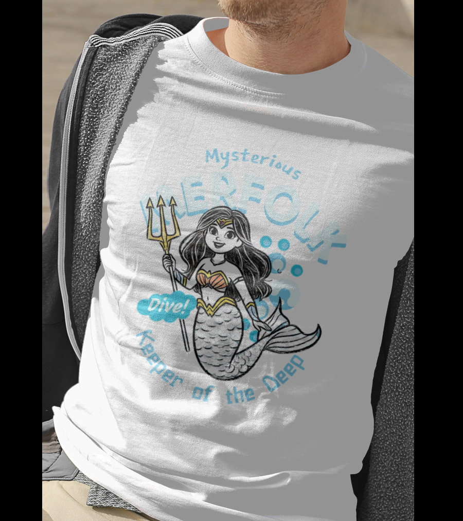 Mysterious Merfolk Dive Keeper Of The Deep T-Shirt