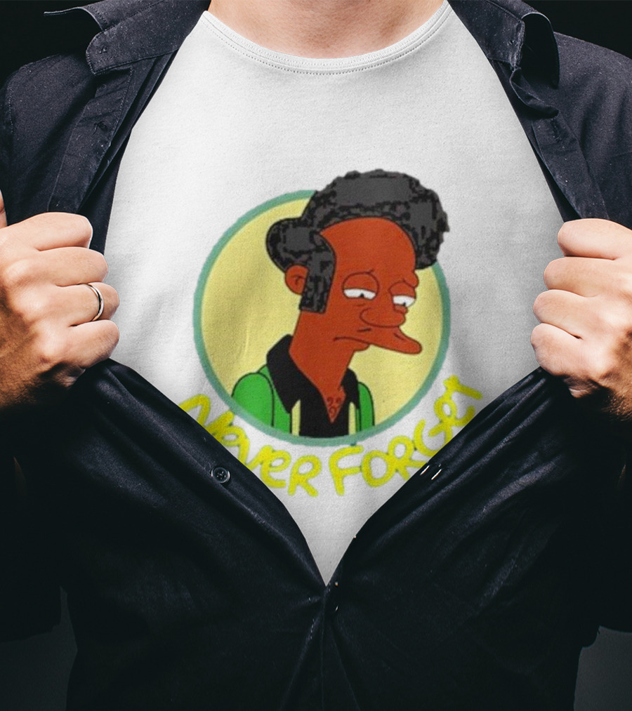 Never Forget Apu Simpsons Character T-Shirt